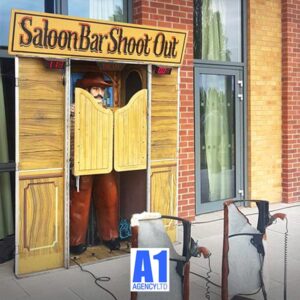 Saloon Bar Shoot Out game hired out by A1 Agency