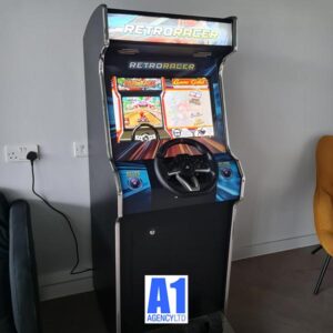 Retroracer Arcade game Hire available from A1 agency