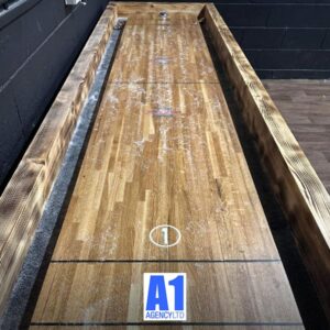 Shufflwboard Game Avalable for hire in the UK