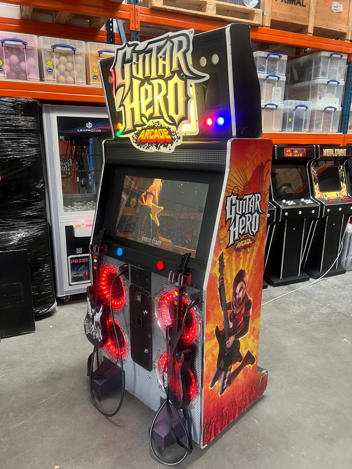 Guitar hero arcade machine for hire
