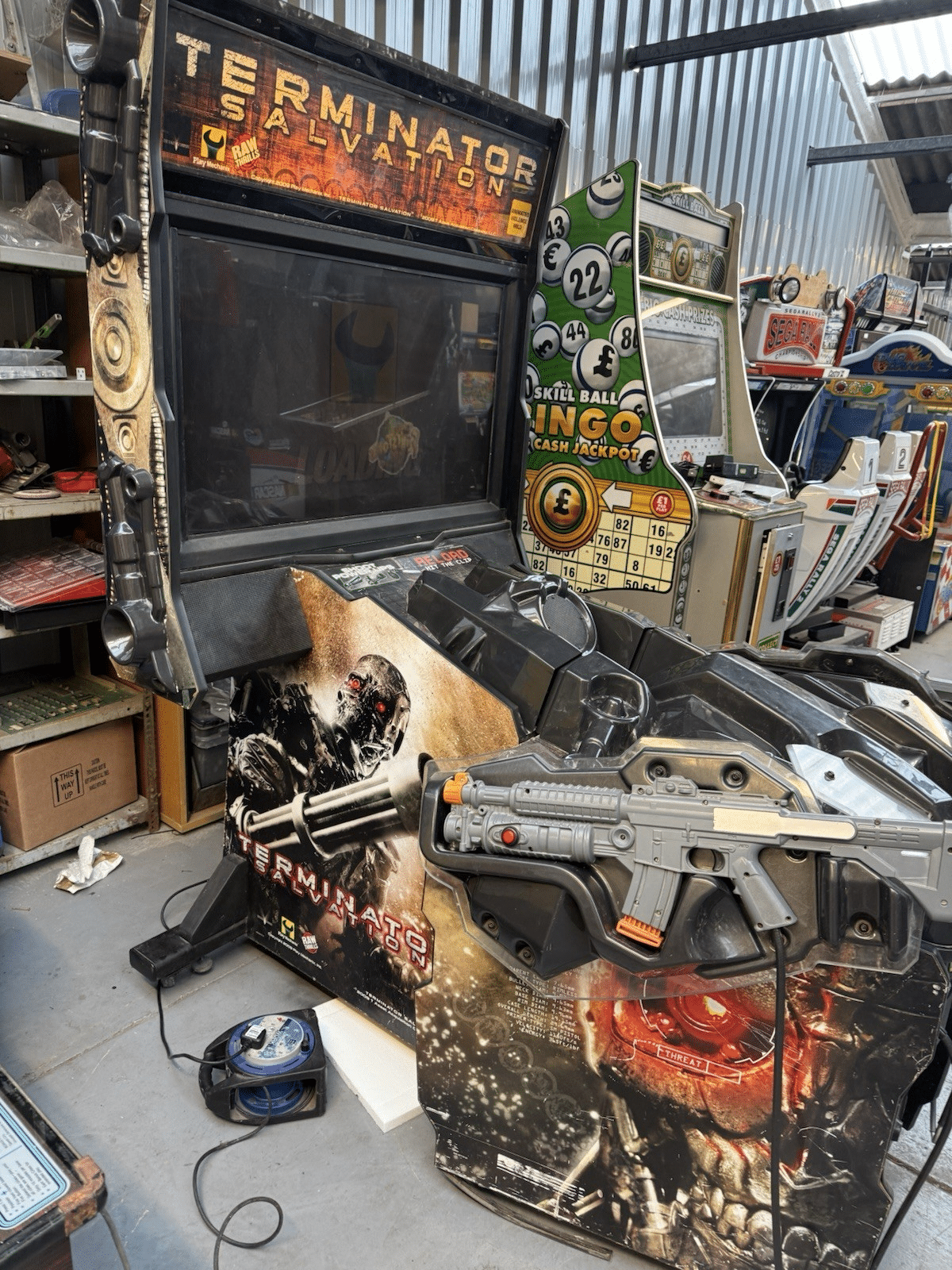 terminator salvation arcade machine hire